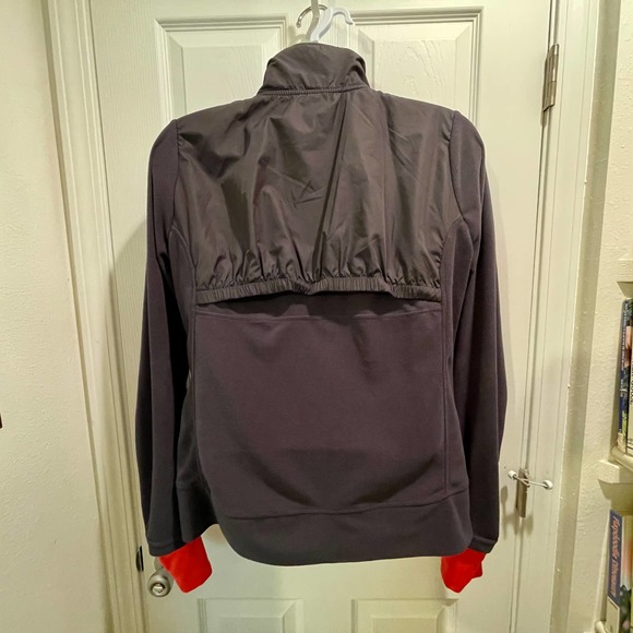 Mondetta Black Red Jacket Wmns XL Full Zip+2 Pockets Thumb Hole Sleeve 400 S1260 - Picture 4 of 9